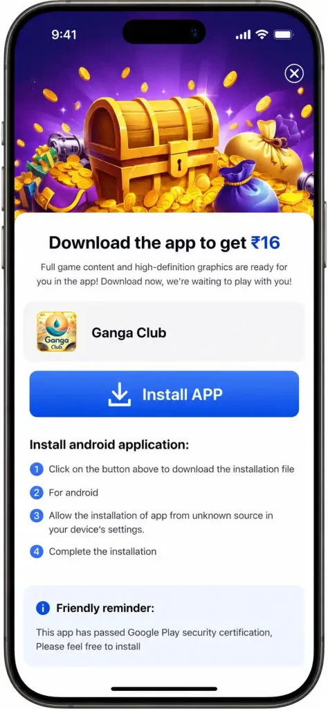 Ganga Club Download game