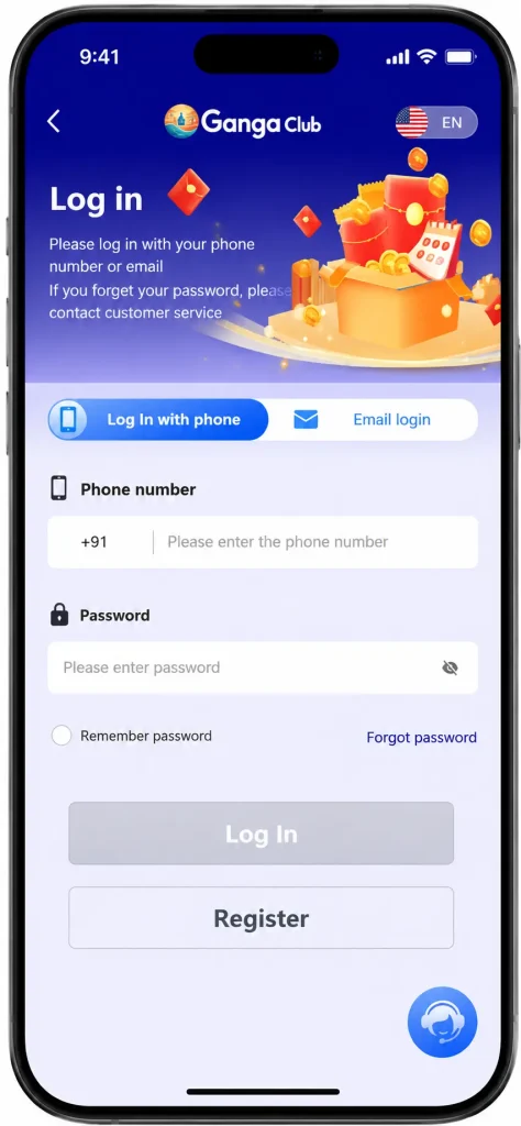 Ganga Club Login app